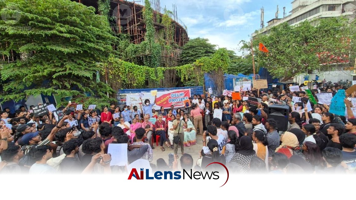 Kochi Protest Unites Hundreds in Solidarity with CJP Movement Against Exam Leaks