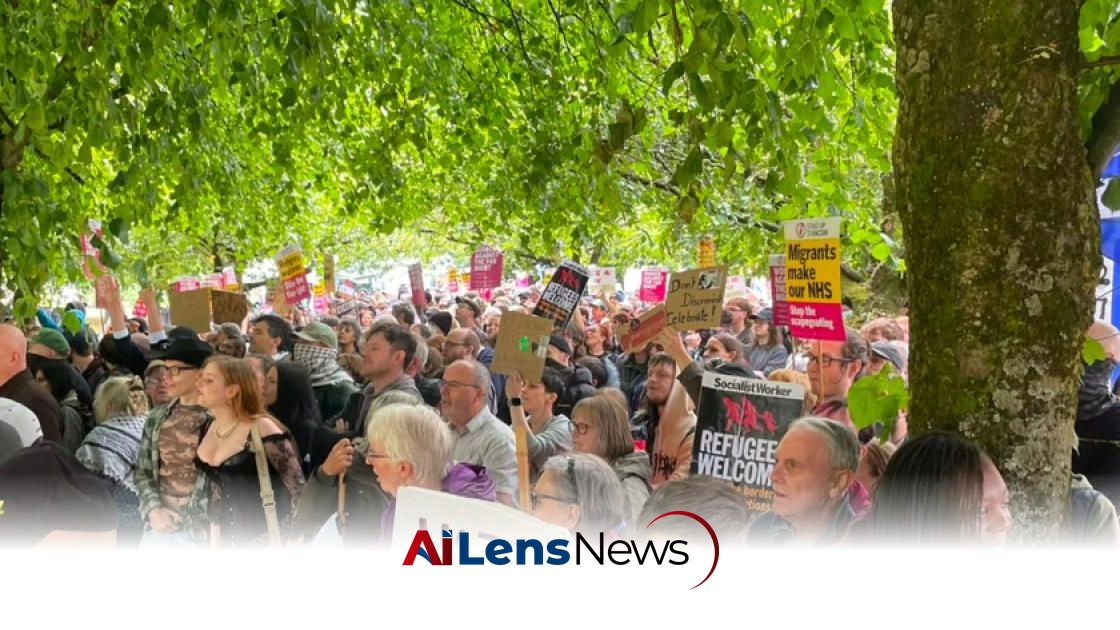Thousands Rally Against Far-Right Unite the Clans in Glasgow