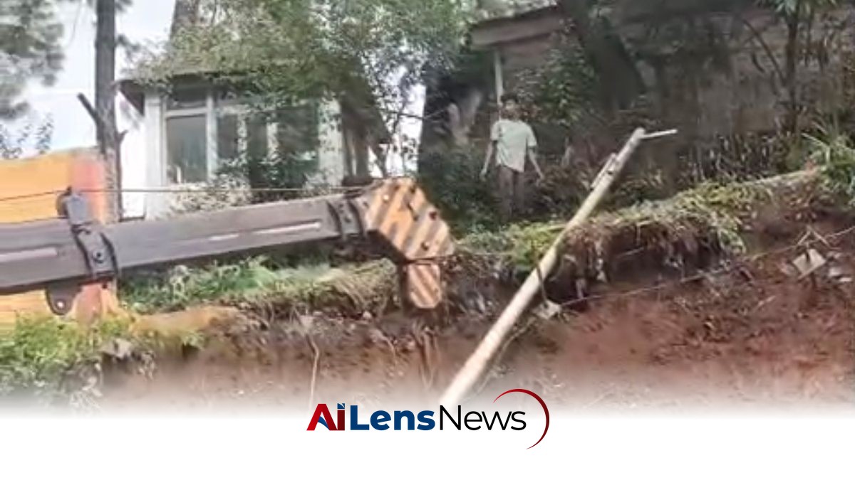 Landslide Disrupts Traffic in Upper Shillong's 101 Army Area