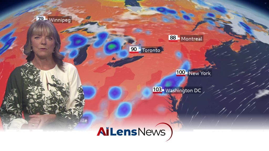 Extreme heat and high humidity hitting north-eastern US