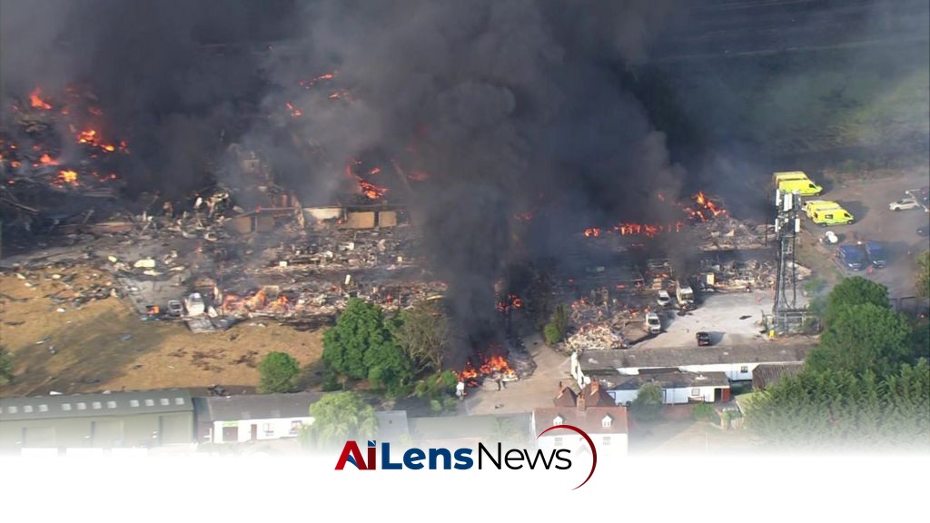 Massive Explosion and Fire Erupt at Essex Industrial Site