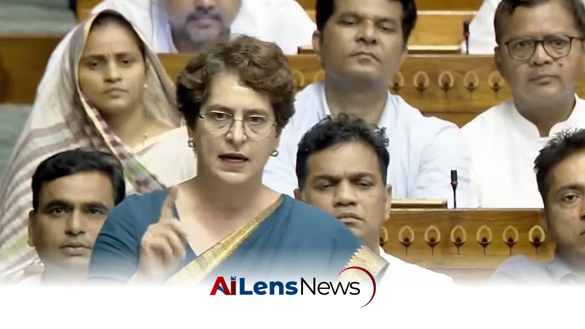 Priyanka Gandhi Criticizes IIT Madras Director and Police Violence Against Protesters