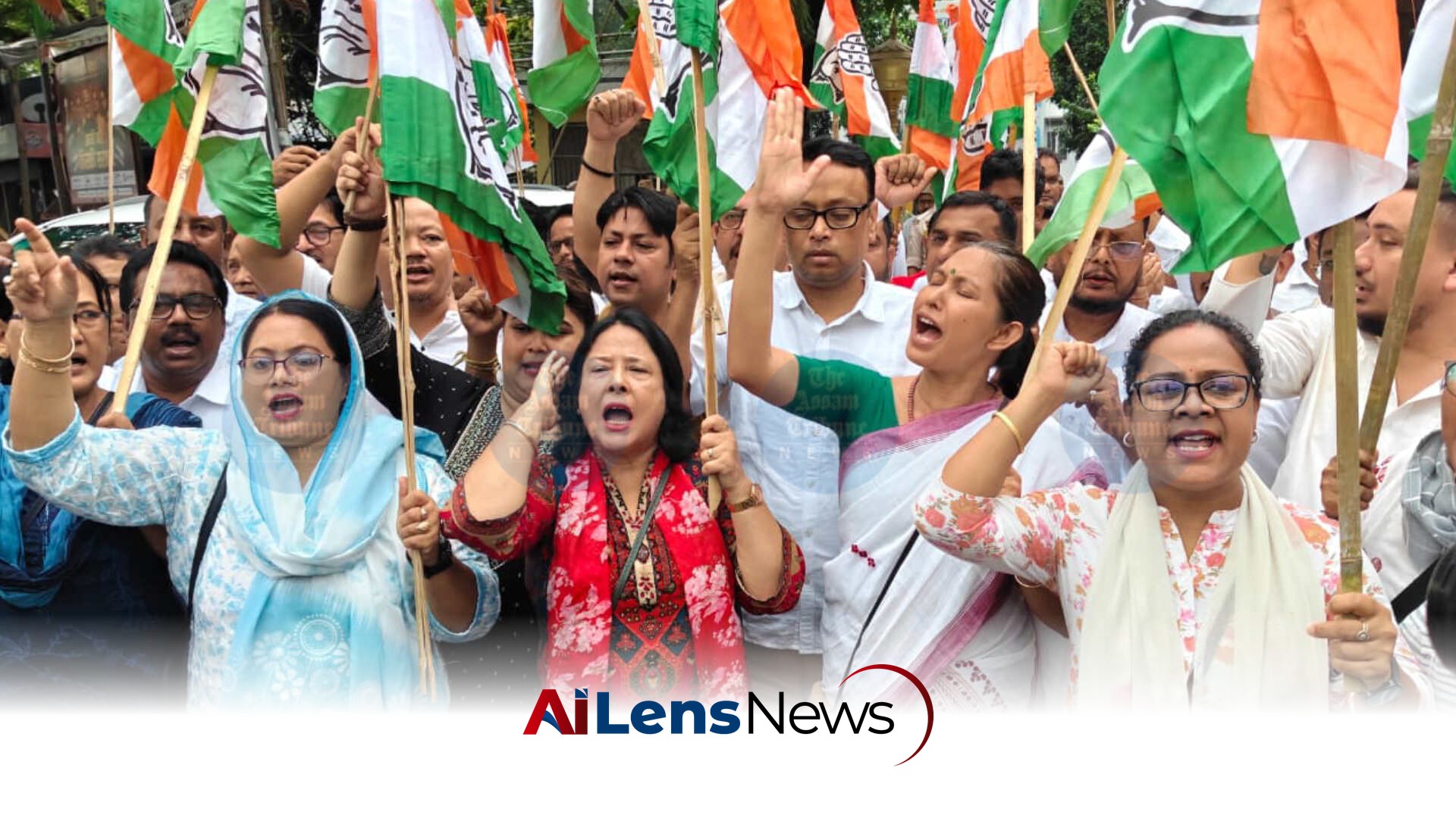 Assam Congress Intensifies Protests Over Exam Irregularities, Marches to BJP HQ