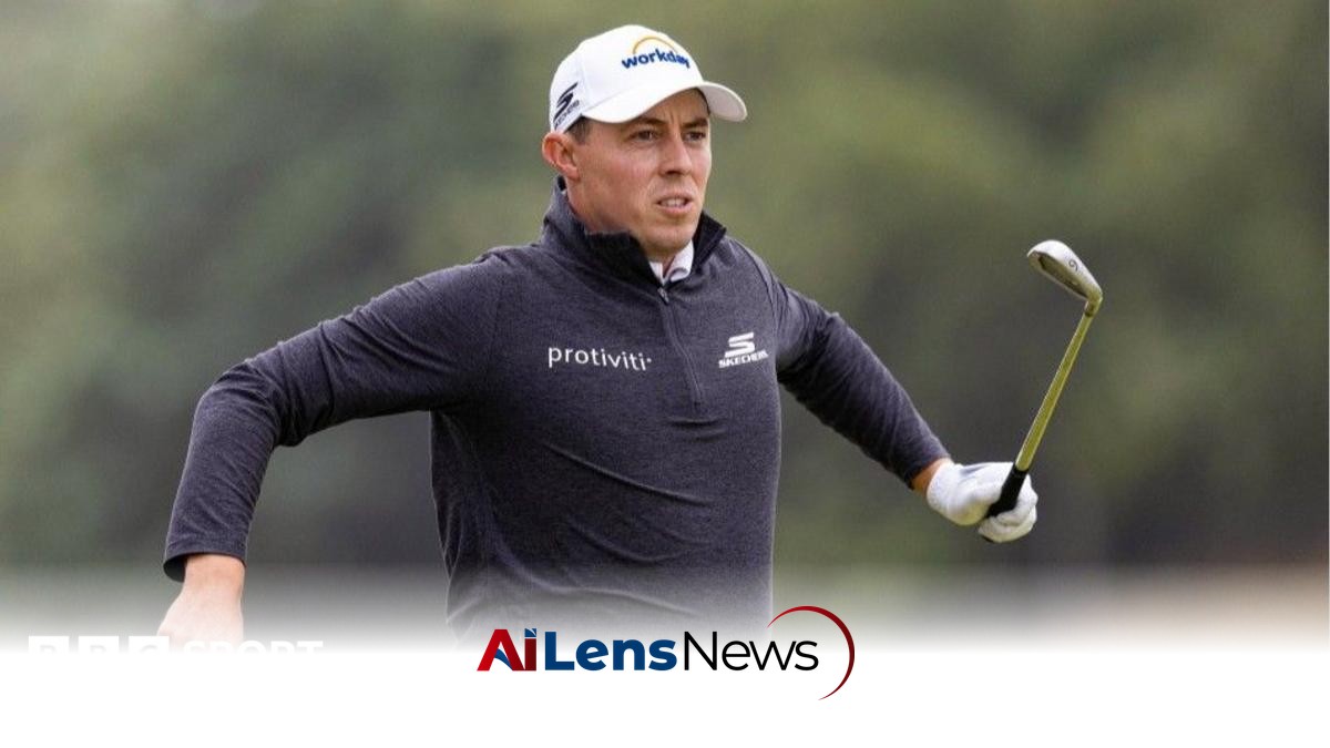 Fitzpatrick shares lead at fog-disrupted Scottish Open