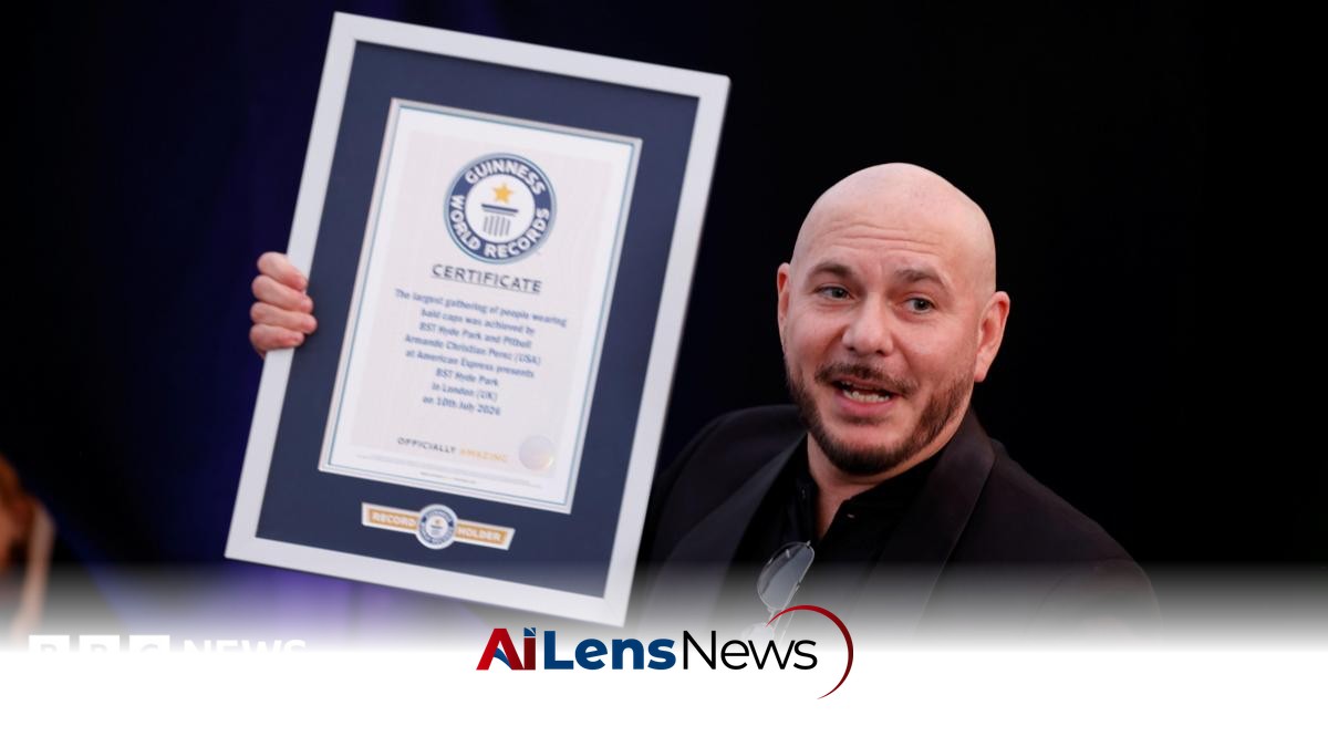 Pitbull fans set Guinness World Record at BST Hyde Park show
