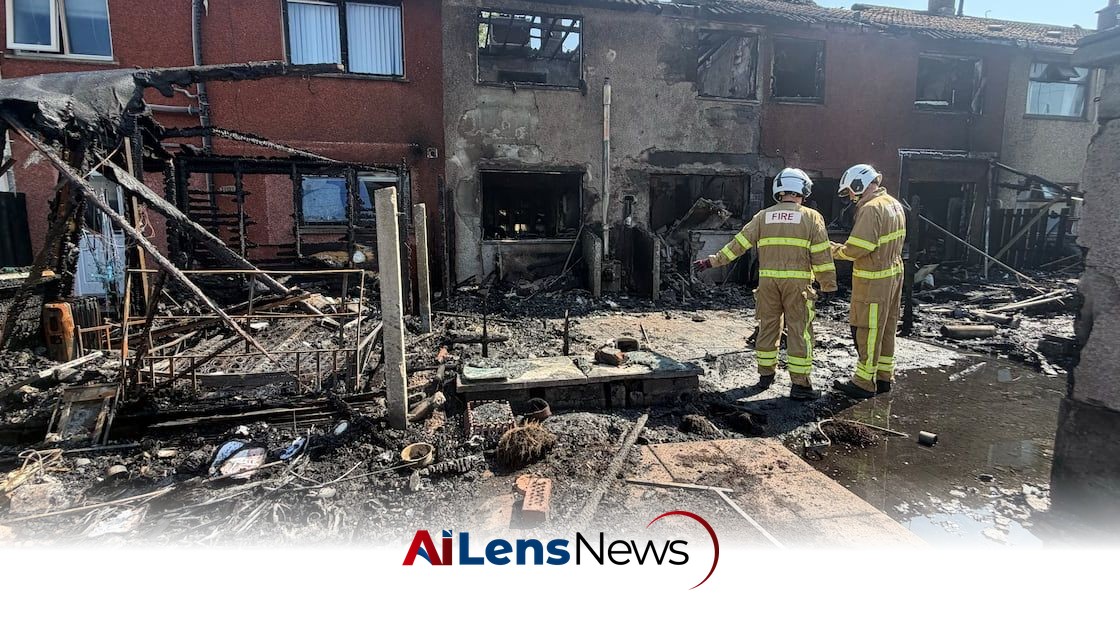 Embers from Eleventh Night Bonfire Cause Destruction in Greenisland