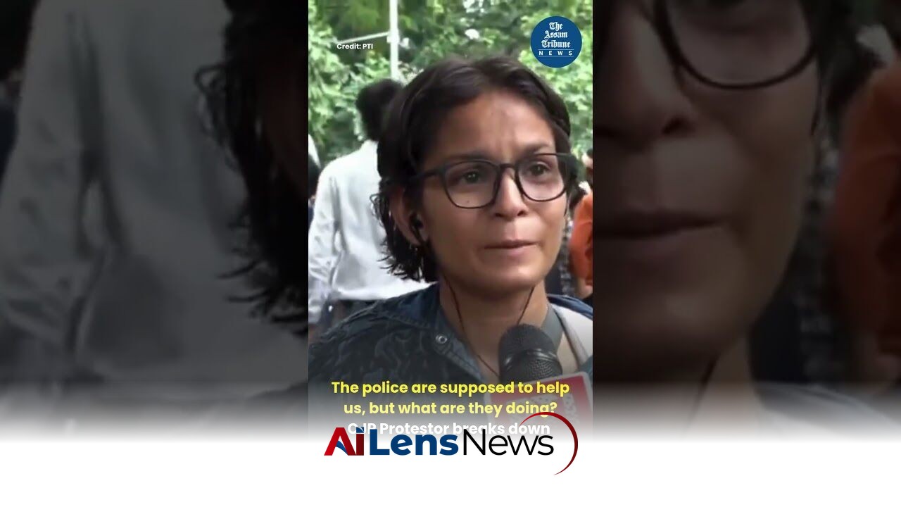 CJP Protestor Questions Police Role Amid Protests