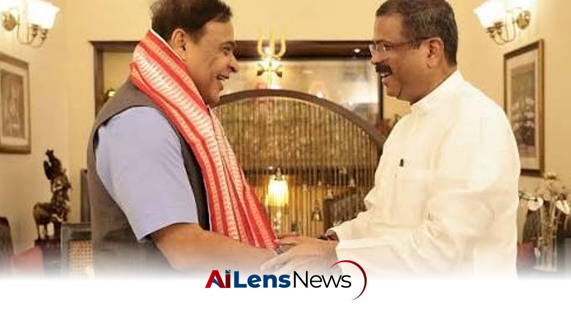 Himanta Biswa Sarma Expresses Gratitude to Dharmendra Pradhan for Education Reforms