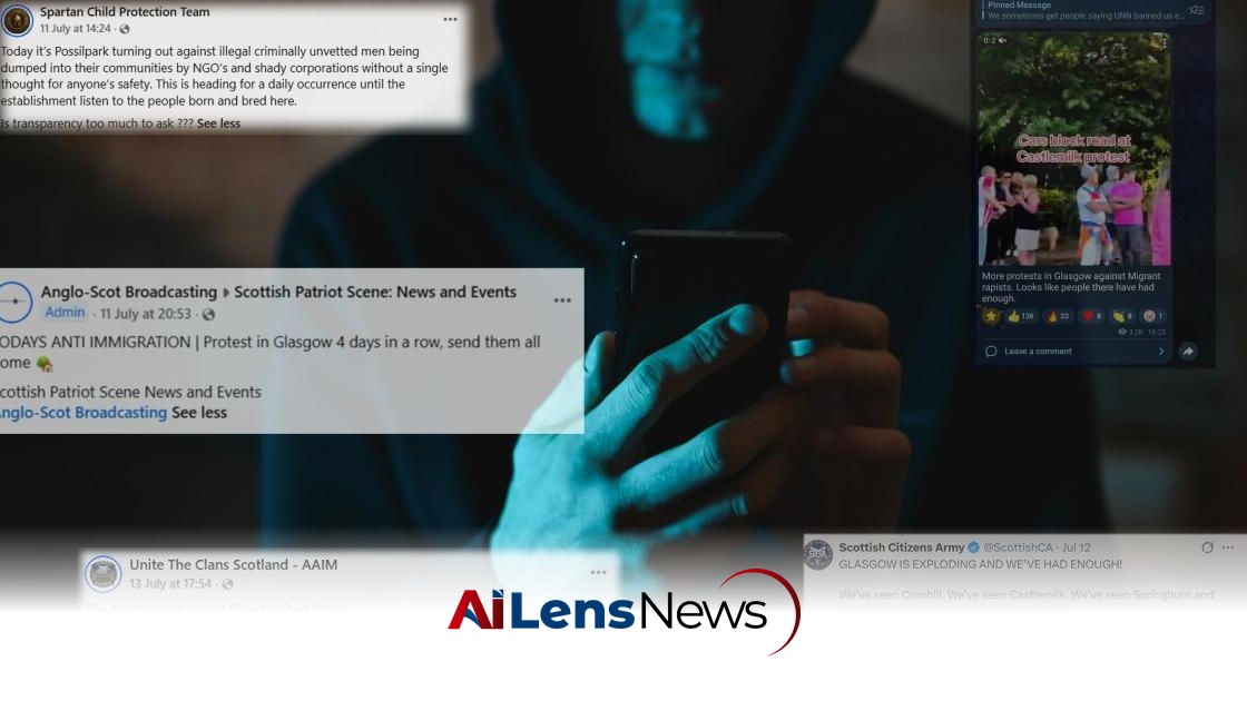 Uncovering the Far-Right Network Behind Glasgow's Anti-Immigration Protests
