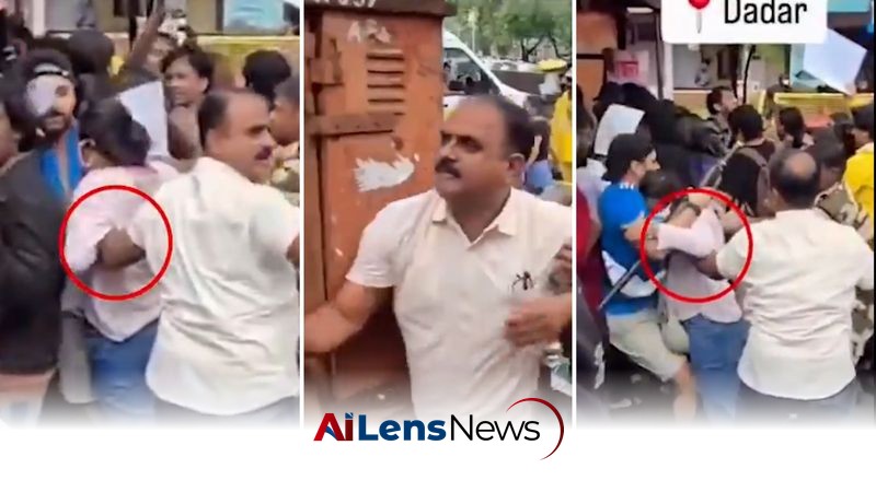 Mumbai Police Clarifies Viral Video of Protest Incident Involving Woman
