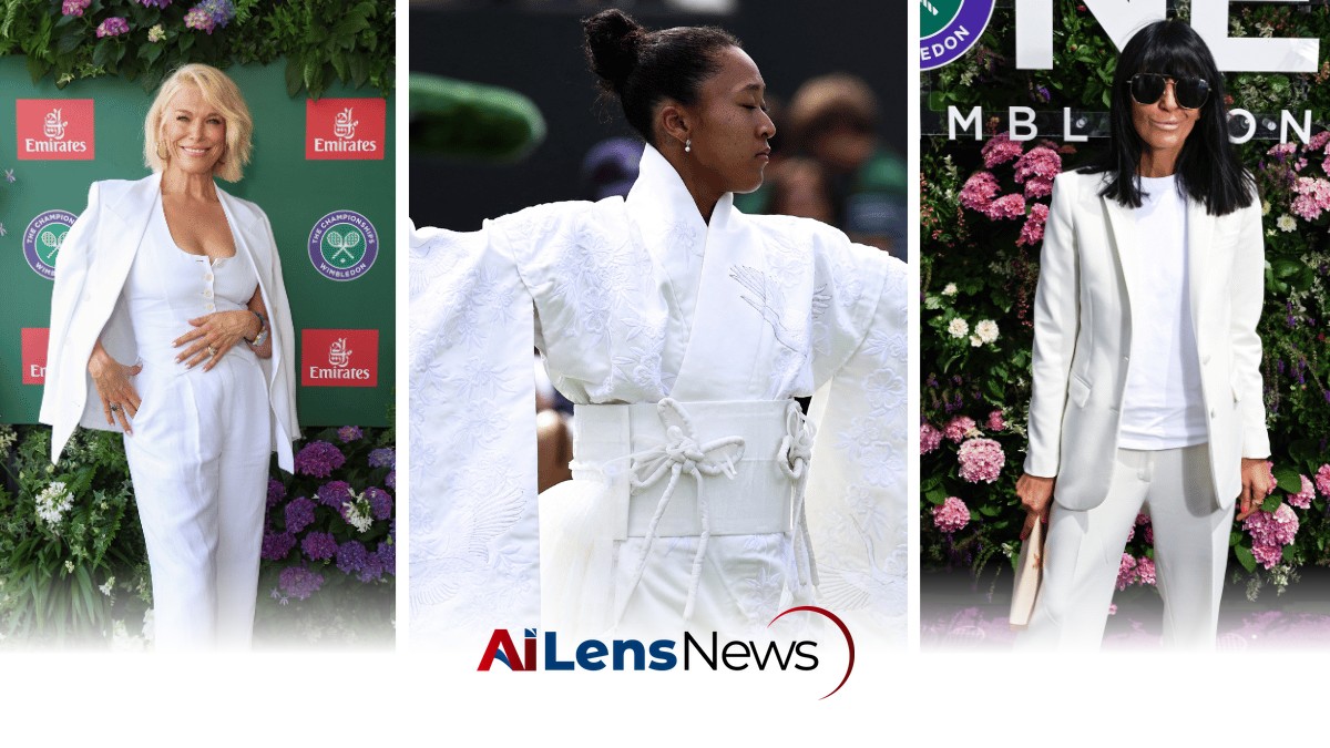 Celebrity Style at Wimbledon: Claudia Winkleman and Hannah Waddingham Shine in White