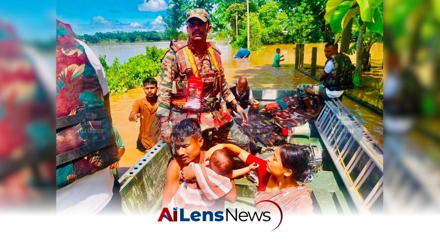 Assam Flood Crisis: Death Toll Rises to 10 as Indian Army Rescues Over 200