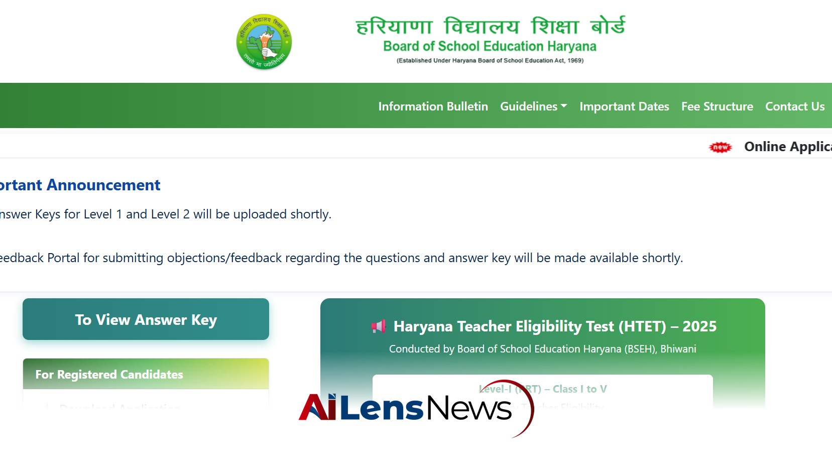 HTET Answer Key 2026 Released: Download and Objection Details