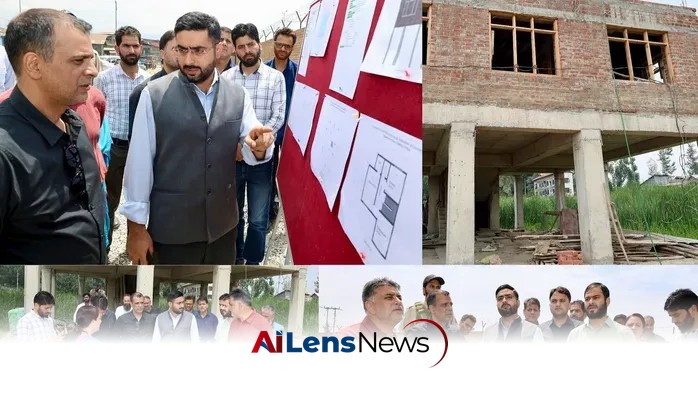 Srinagar Deputy Commissioner Reviews Development Projects at Children's Hospital and Revenue Complex