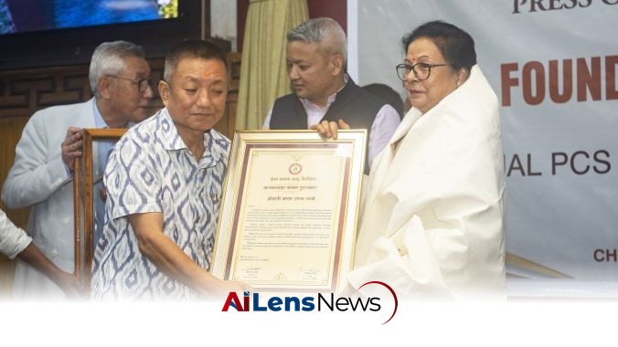 Mala Rana Patro Receives Kanchenjunga Kalam Puraskar from PCS