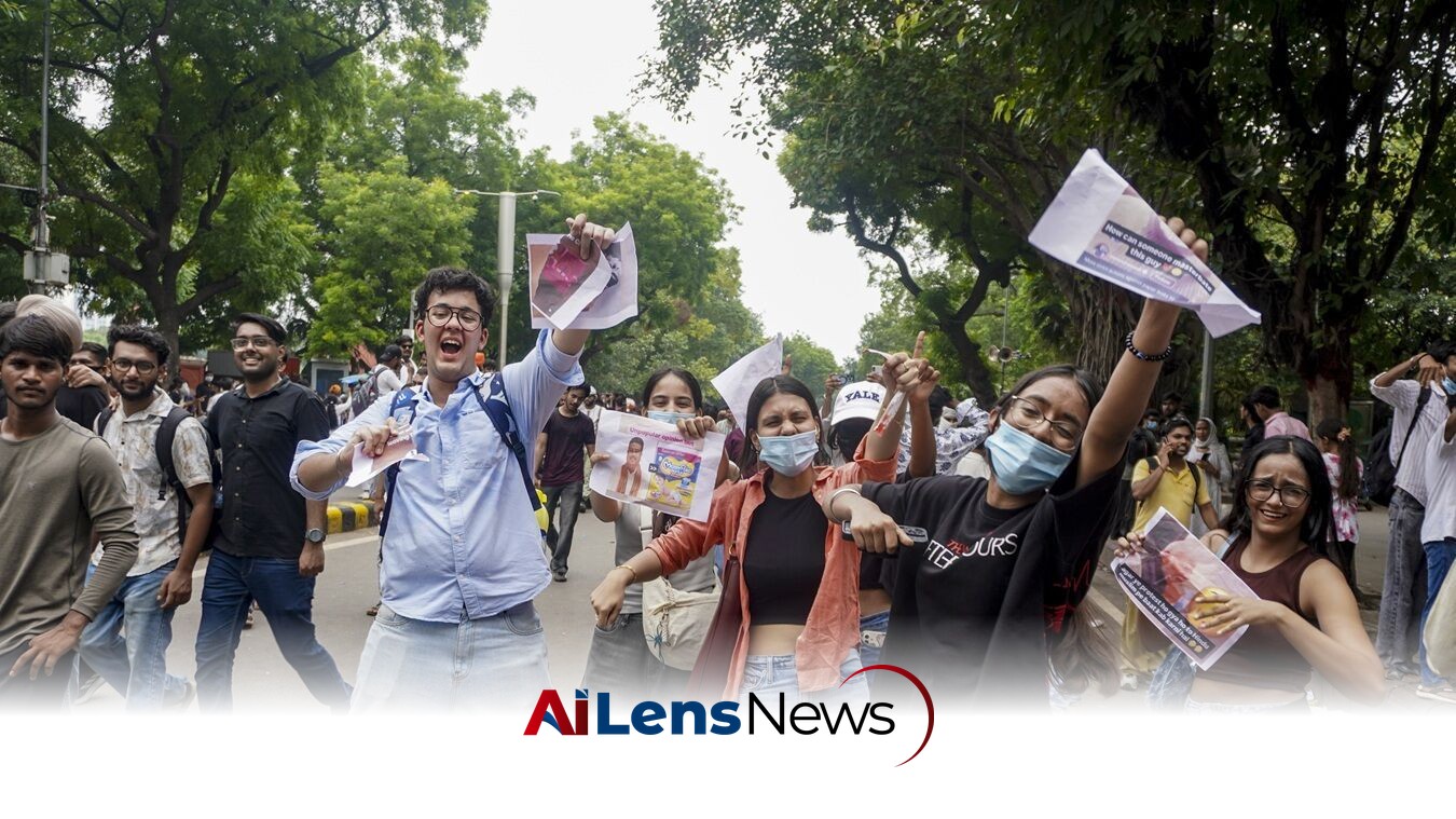 Celebrations Erupt at Jantar Mantar Following Pradhan's Resignation Amid NEET Controversy