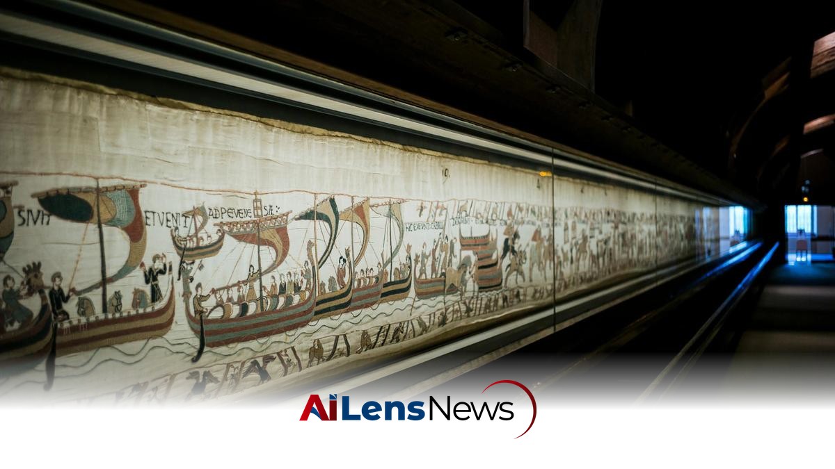 Bayeux Tapestry is at the British Museum after a secret journey from France