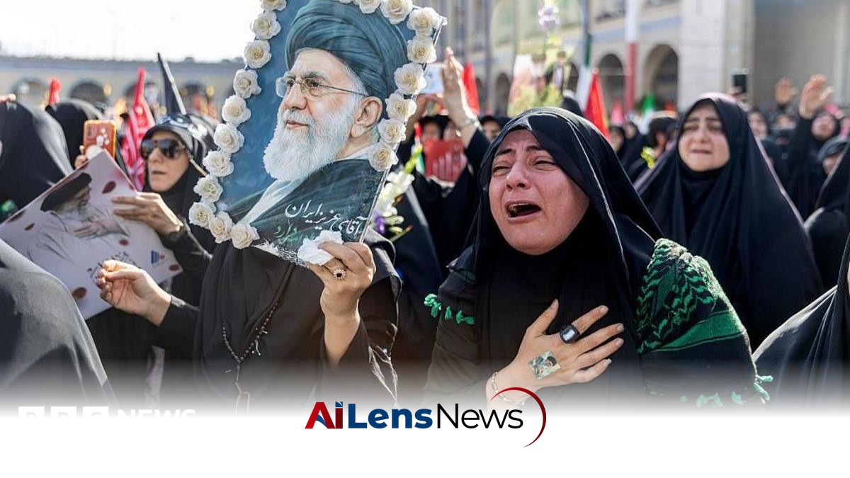 Iran's Supreme Leader Absent as Senior Officials Attend Ayatollah's Funeral