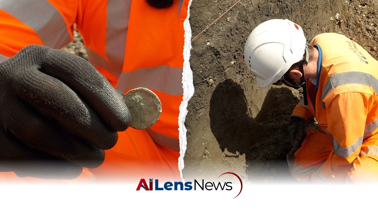 Rare 1,740-Year-Old Roman Coin Discovered During Rail Excavation in England