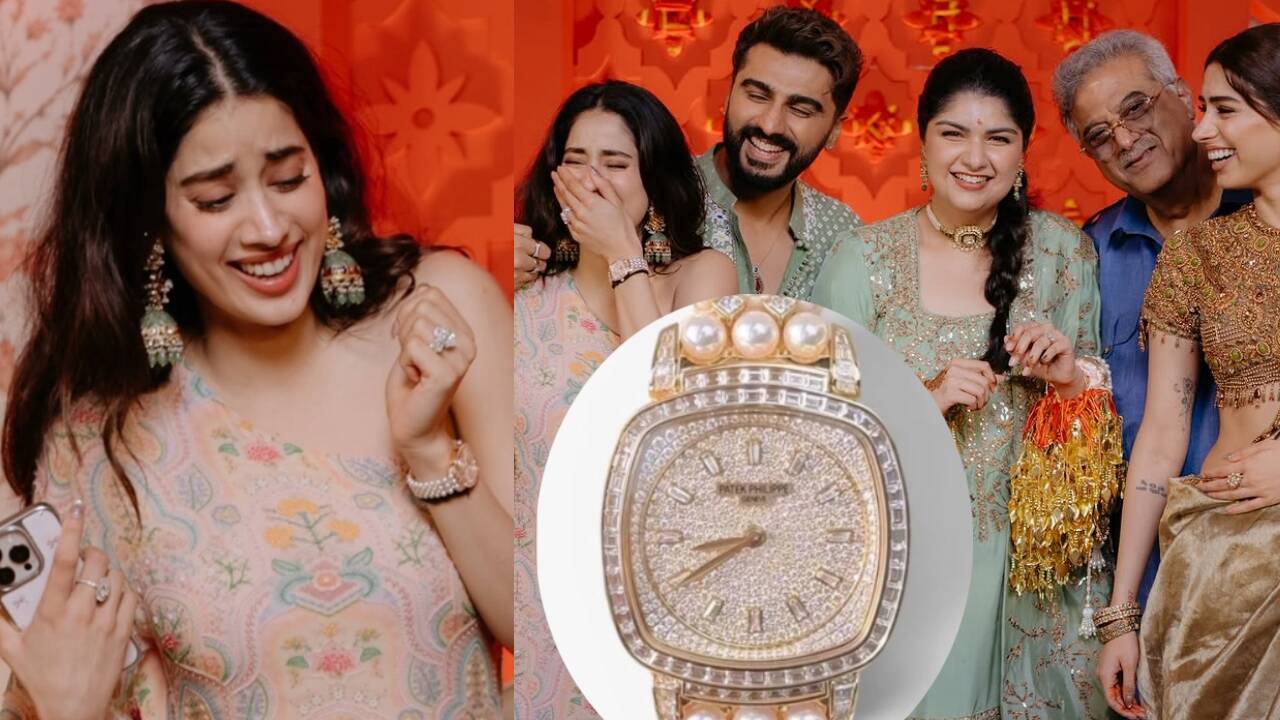 Janhvi Kapoor Wears Rs 2.5 Crore Watch Studded with 251 Diamonds
