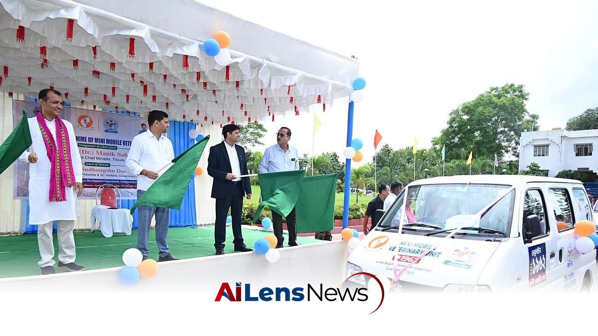 Tripura Government Launches 50 Mini Mobile Veterinary Units to Enhance Animal Healthcare