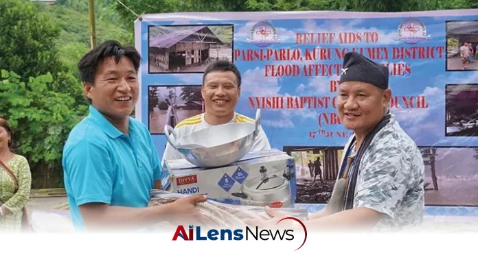 Nyishi Baptist Church Council Provides Relief to Flood Victims