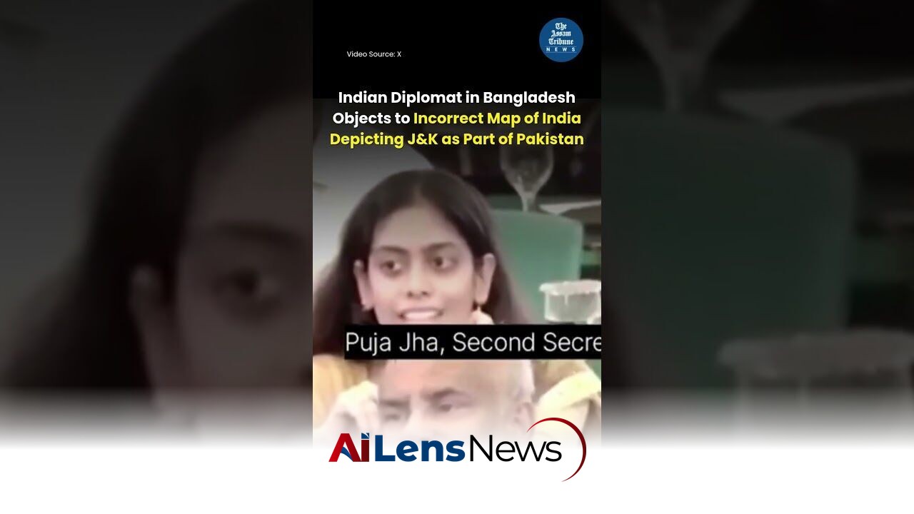 Indian Diplomat in Bangladesh Objects to Incorrect Map of India Depicting J&K as Part of Pakistan