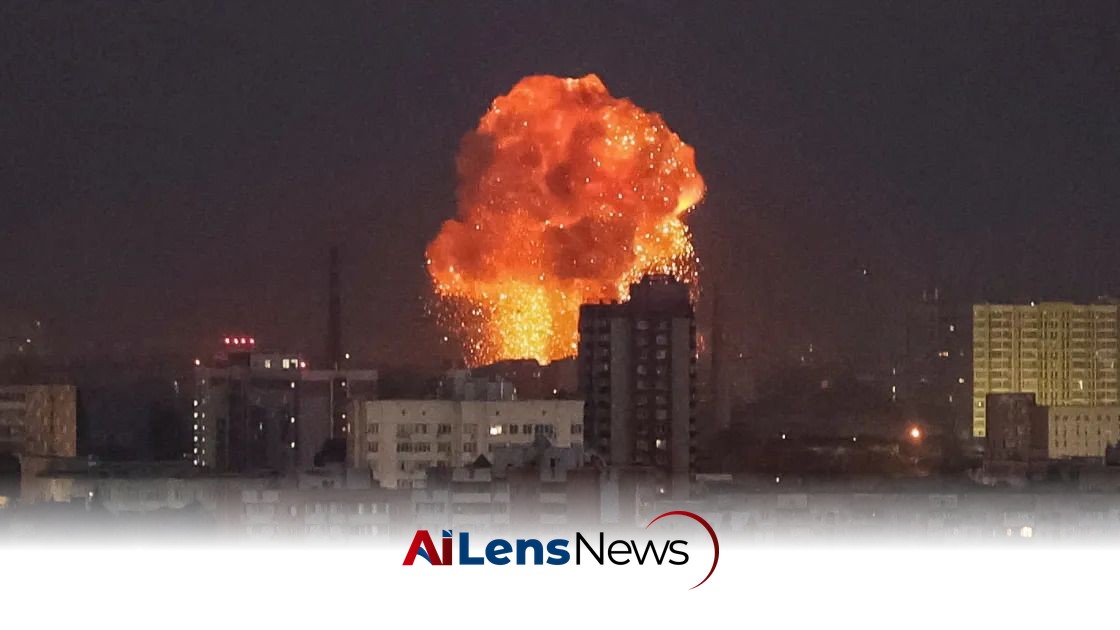Russia strikes Kyiv, killing two
