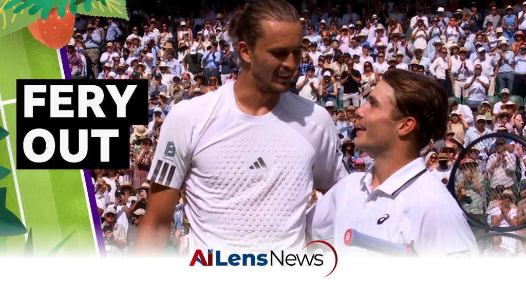 Fery beaten in straight sets as Zverev reaches Wimbledon final