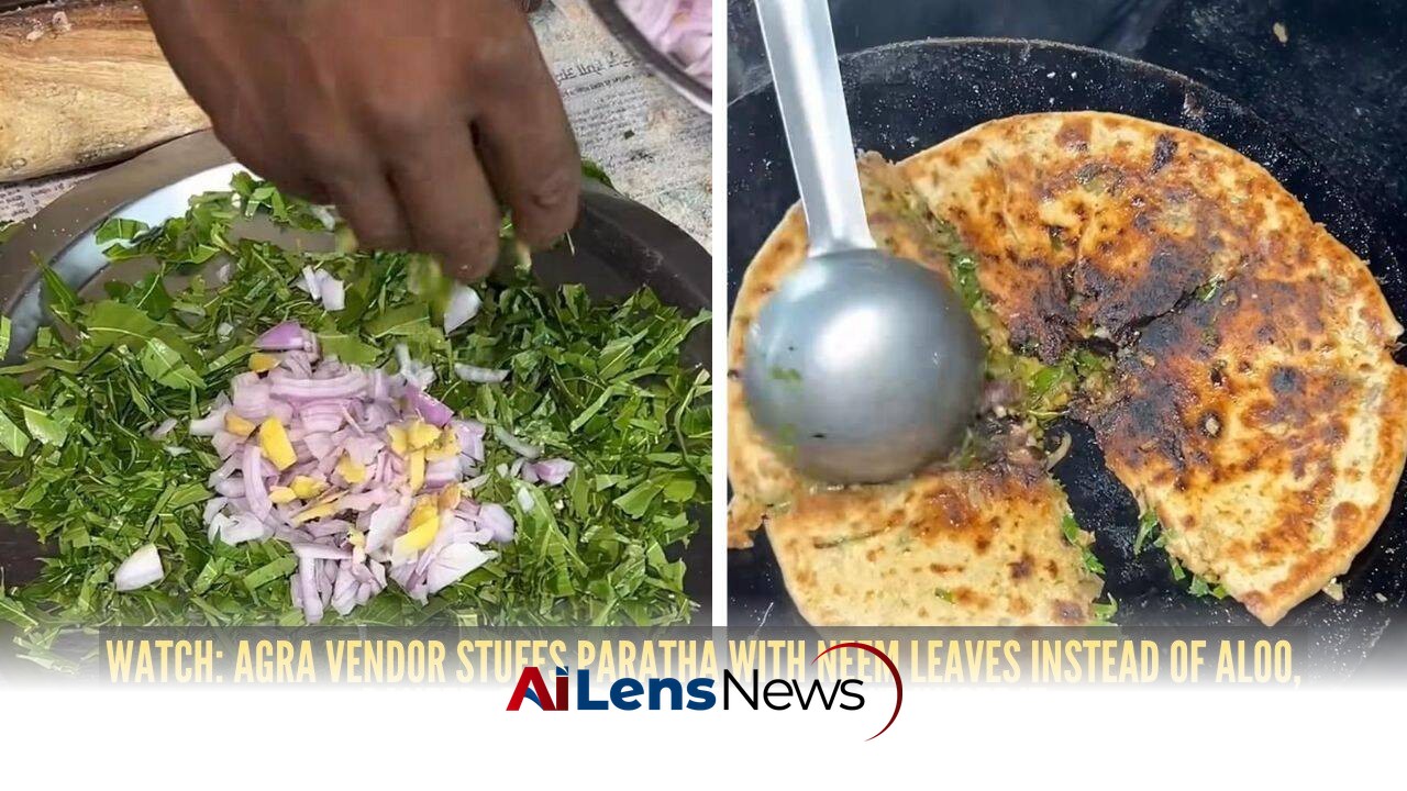 Agra Vendor's Unique Neem Leaf Paratha Sparks Online Buzz