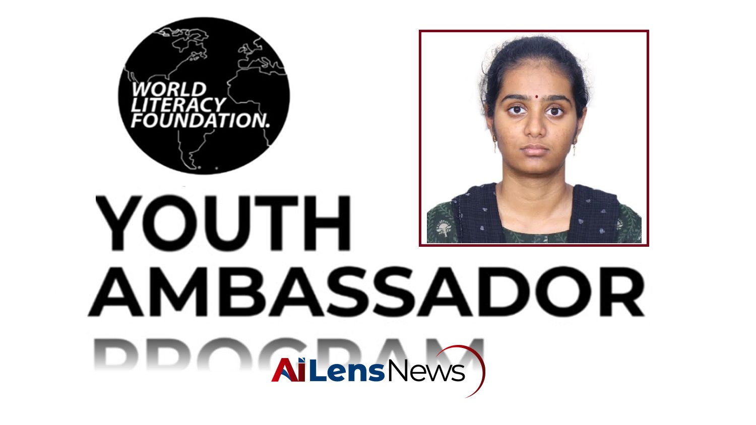 Hyderabad Student Appointed as 2026 Youth Literacy Ambassador