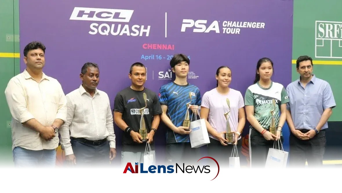 Joachim Chuah and Rouqaia Othman Claim PSA Challenger Squash Titles in Chennai