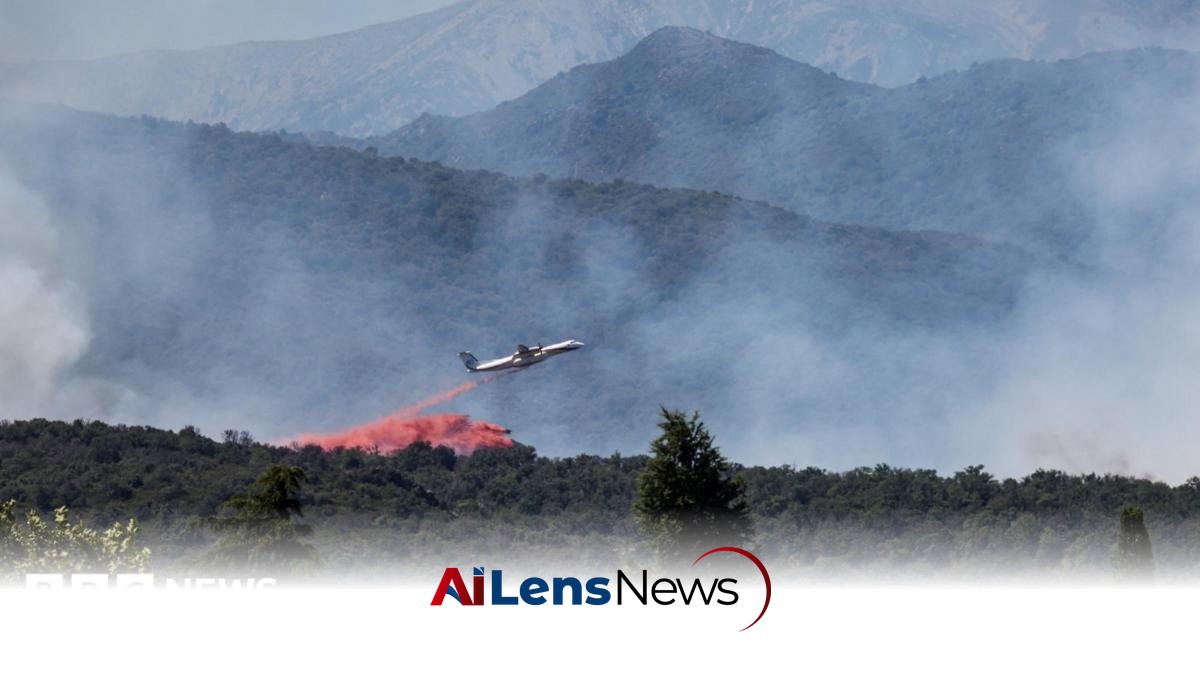 Wildfire in Southern France Forces Evacuation of 10,000 People