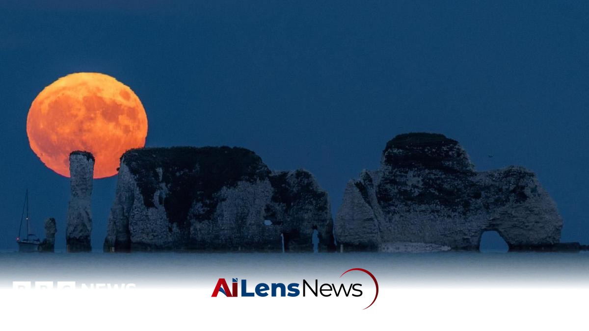 Stunning Strawberry Moon Lights Up the Sky