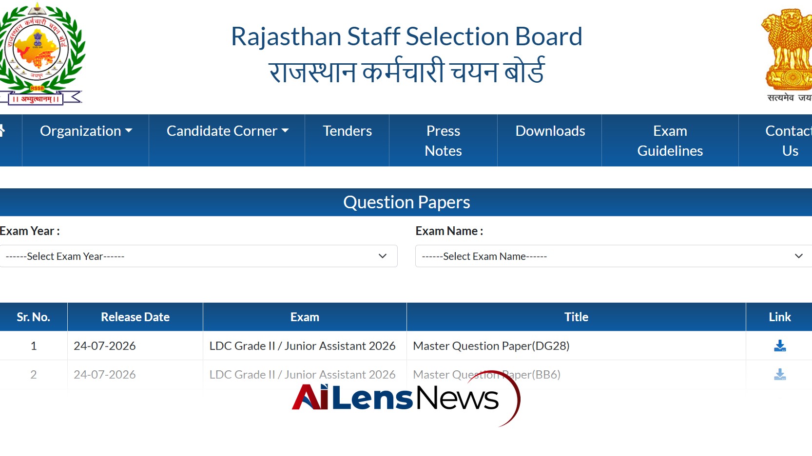 Rajasthan LDC Grade II Answer Key 2026 Now Available for Download
