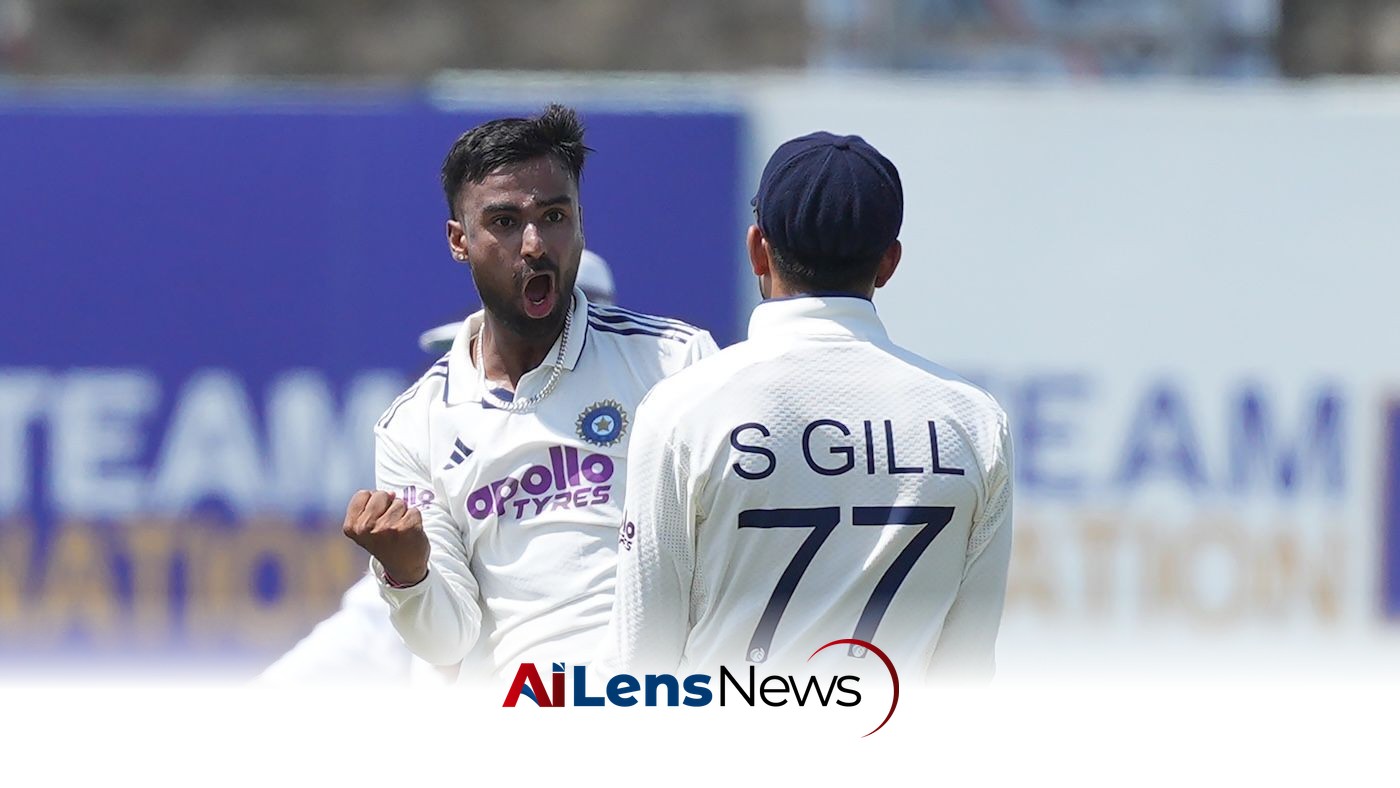 Suthar and Jadeja Propel India to 178-Run Lead Despite Dinusha's Century