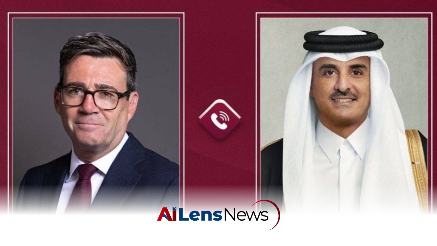 Qatar's Amir and UK Prime Minister Discuss Strategic Cooperation