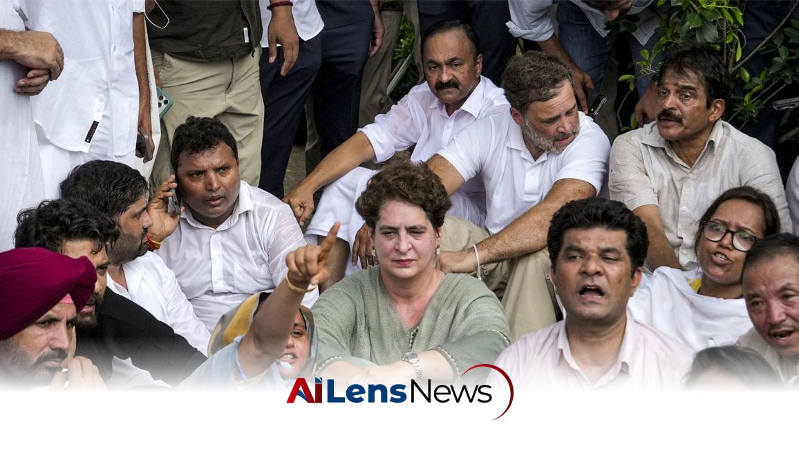 V D Satheesan Leads Opposition March to PM's Residence Amid Protests