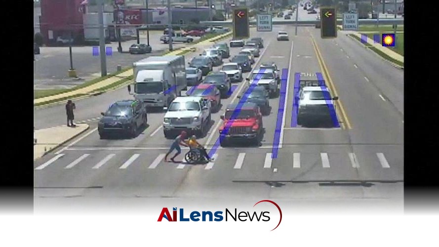 Good Samaritan in Spider-Man Costume Aids Man in Wheelchair at Arkansas Intersection