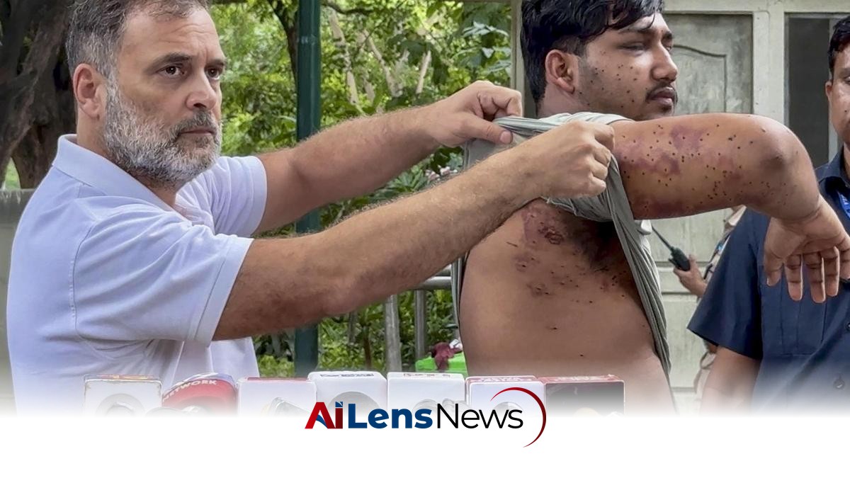 Rahul Gandhi Accuses Government of Deceit Over Pellet Gun Use Against Protesters