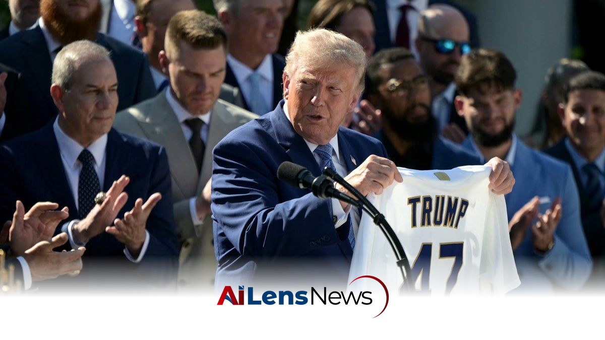 Trump Celebrates Dodgers' World Series Victory at White House
