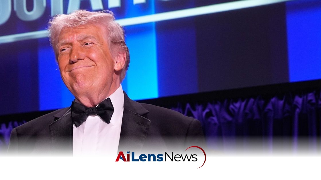Trump Makes Appearance at Rescheduled White House Correspondents' Dinner