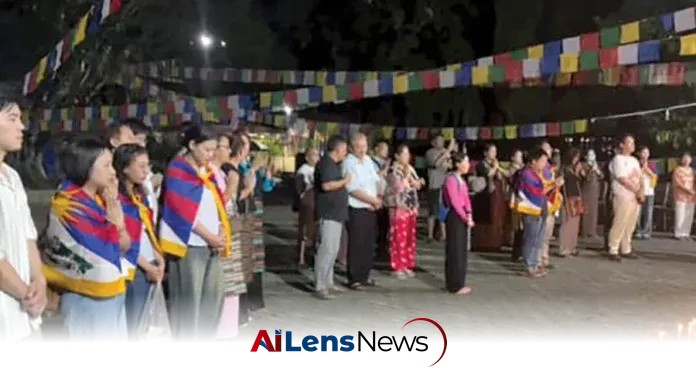 Candlelight Vigil in Itanagar Honors Tibetan Activist Pawo Lobga Rangzen