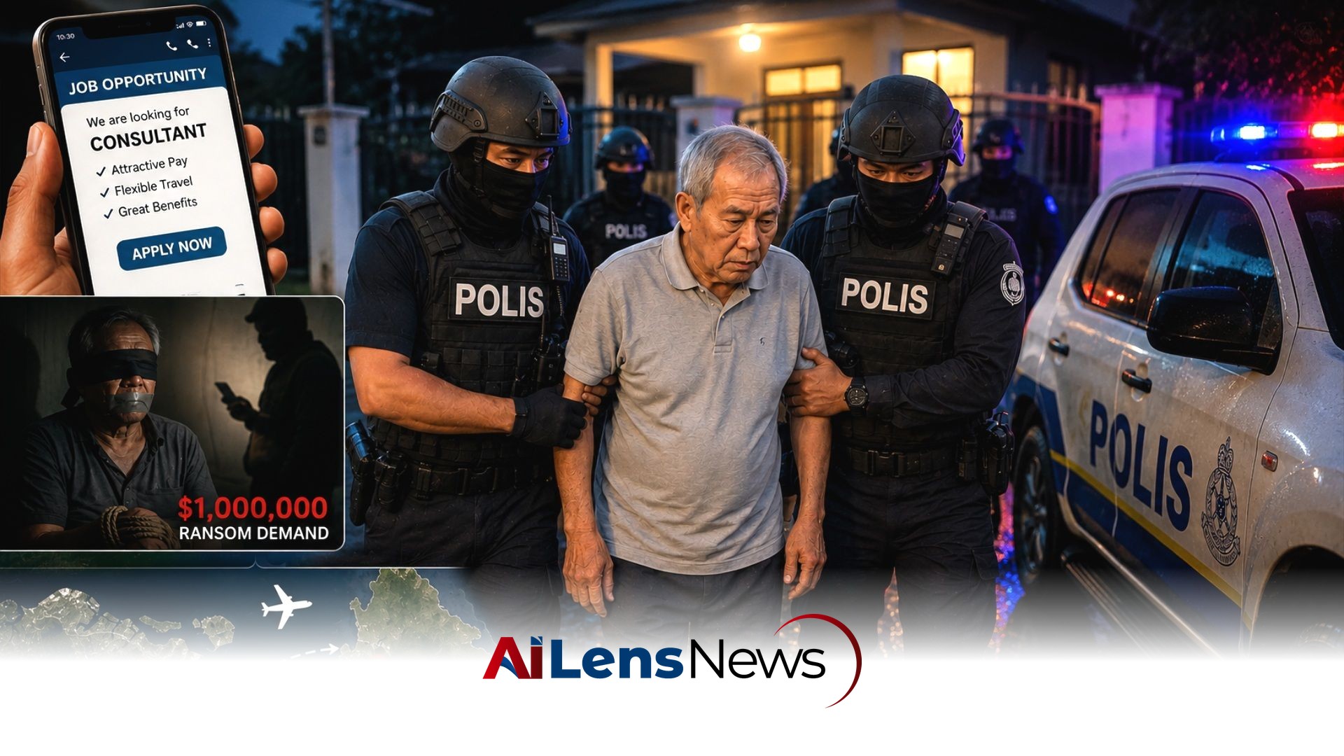 72-Year-Old Singaporean Man Rescued from Kidnapping in Malaysia After Job Scam