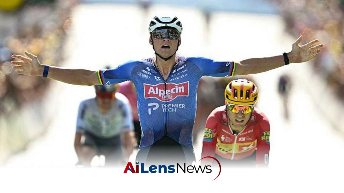 Mathieu van der Poel Triumphs in Heat-Shortened Tour Stage