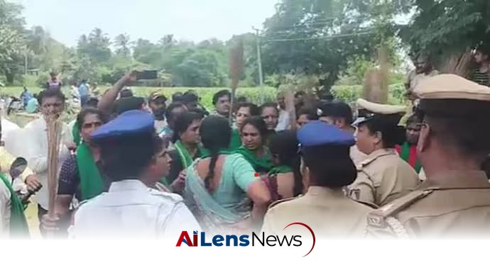 Violent Protests Erupt Over Karnataka's Bidadi Township Survey