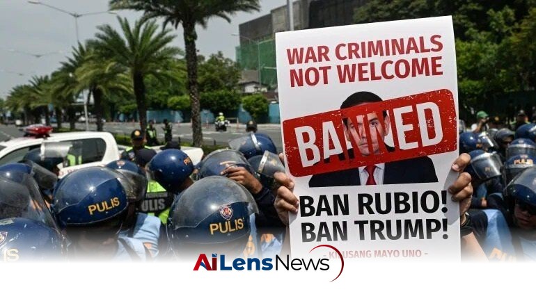 Protesters in Manila Demand End to US Military Actions Against Iran