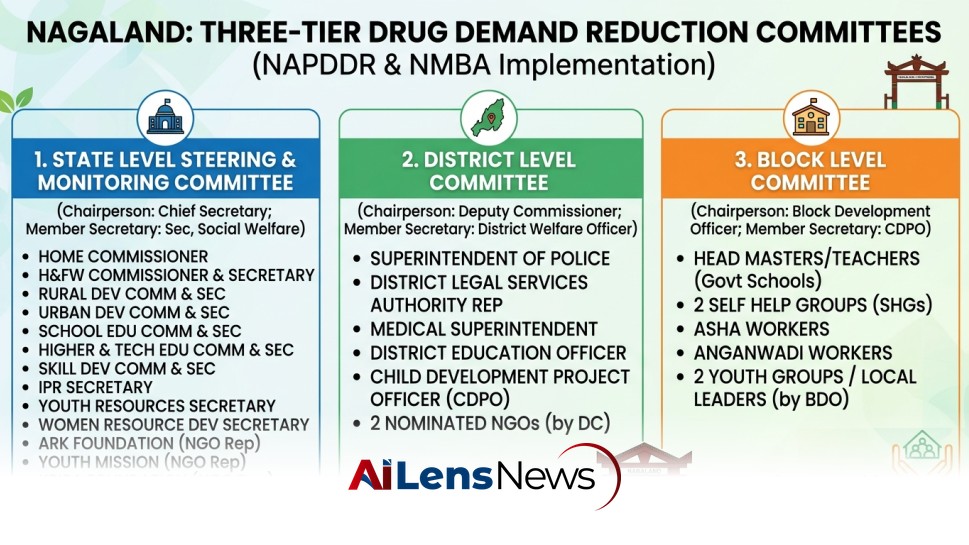 Establishes Three-Tier Drug Demand Reduction Committees