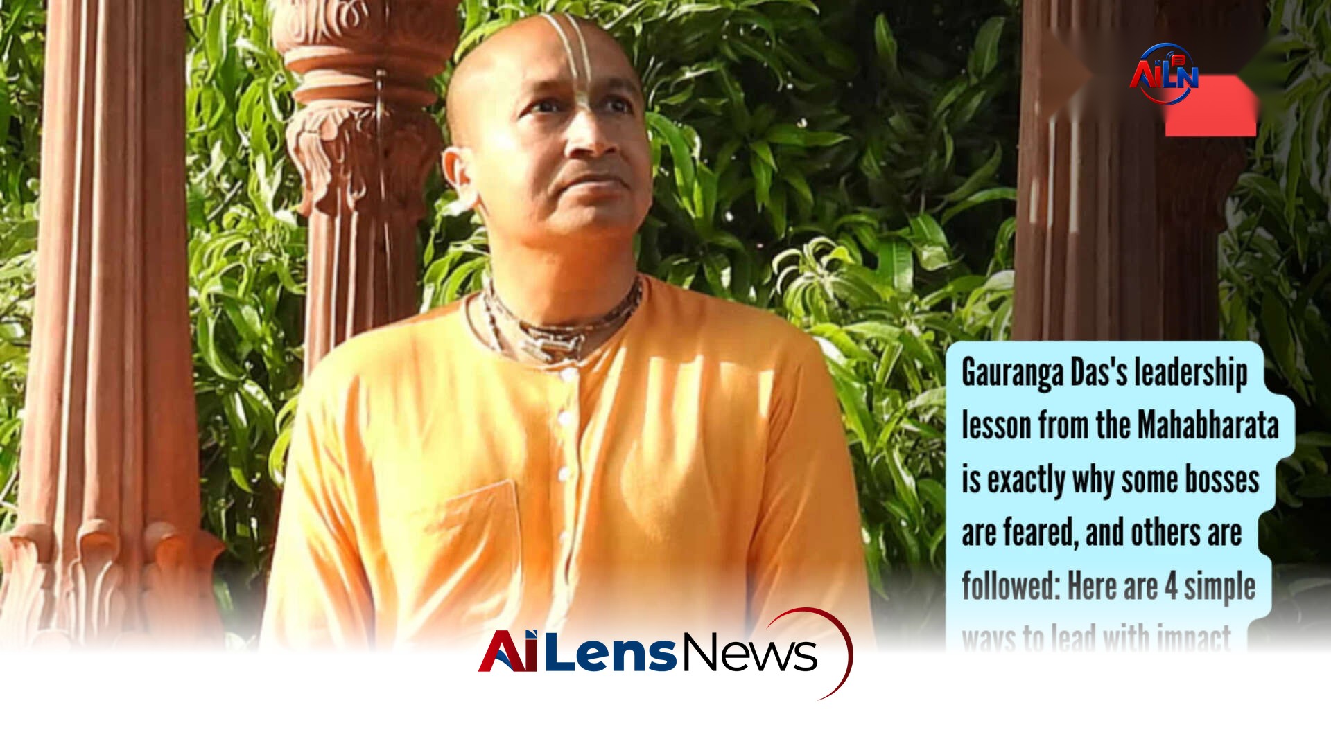 Gauranga Das's Leadership Lessons from the Mahabharata