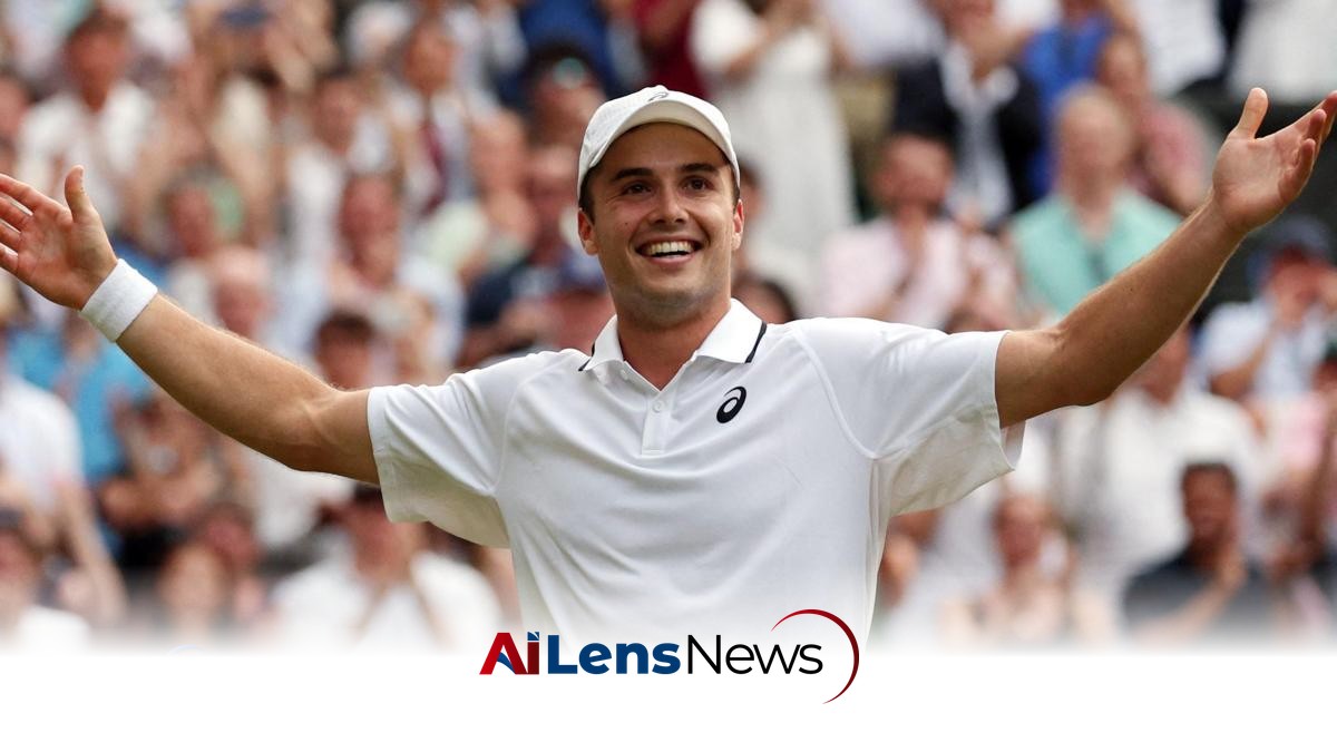 Britain's Arthur Fery reaches Wimbledon quarter-finals in history-making match